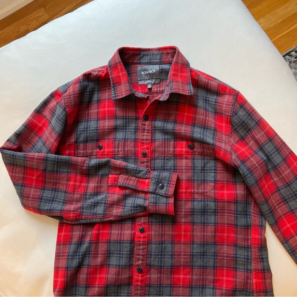Bonobos 100% Cotton Slim Fit Flannel